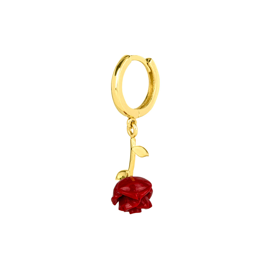 Mini Halka 14K Rose Küpe