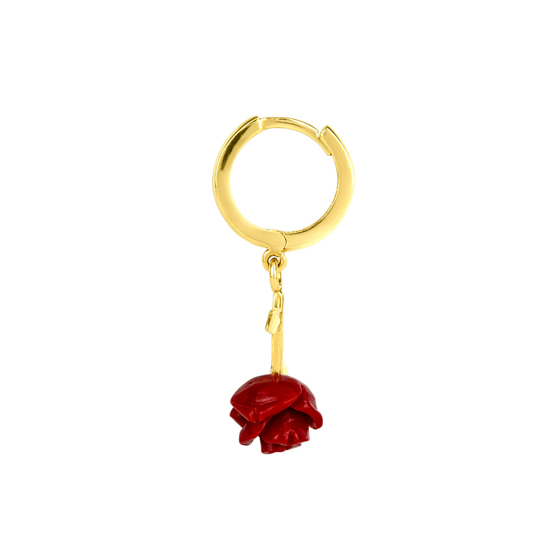 Mini Halka 14K Rose Küpe