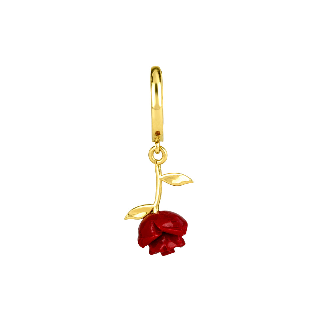 Mini Halka 14K Rose Küpe